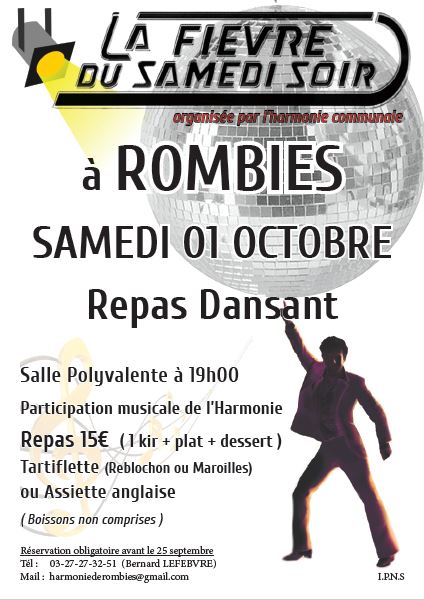 Affiche repas dansant 2016