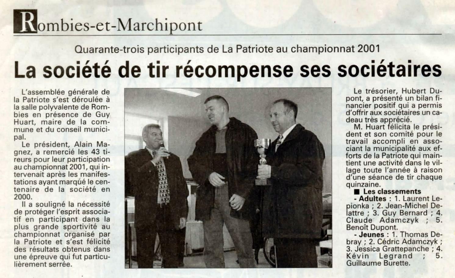 Championnat 2001 001